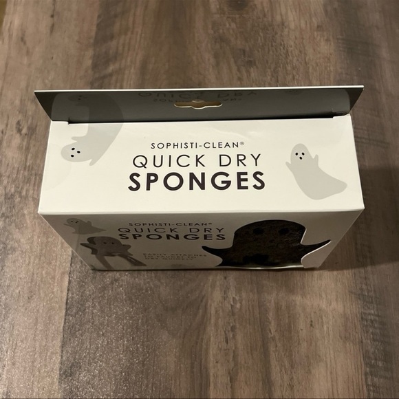 Home Goods Tjmaxx Marshall's Ghost Double Sided Halloween Kitchen Sponges Grey - Picture 5 of 5